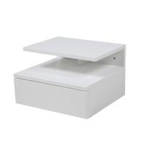 spintele 22 - Naktinis staliukas Home4you Ashlan AC50671, baltas, 35 x 32 cm x 22.5 cm - 2 nuotrauka