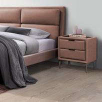 Naktinis staliukas Home4you Lena 28858, rudas, 50.5 x 41 cm x 54 cm