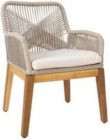 senukai kedes - Valgomojo kėdė Home4you Florida 48502, ruda/smėlio, 66.5 cm x 57.5 cm x 83 cm - 1 nuotrauka