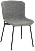 Valgomojo kėdė Home4you Manolo 10553, matinė, pilka, 48 cm x 59 cm x 83 cm