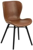 Valgomojo kėdė Home4you Batilda, ruda, 56 cm x 47 cm x 82.5 cm