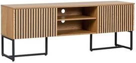 azuolo zieve - TV staliukas Home4you Hampton, ąžuolo, 160 cm x 40 cm x 60 cm - 1 nuotrauka