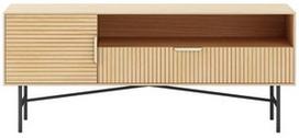 TV staliukas Home4you Bassel, smėlio, 120 cm x 40 cm x 50 cm