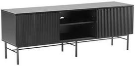 TV staliukas Home4you Sequence, juodas, 140 cm x 40 cm x 55 cm