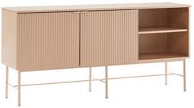 TV staliukas Home4you Sequence, smėlio, 158 cm x 40 cm x 75 cm