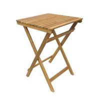 Lauko stalas Home4you Gwen, medžio, 50 cm x 50 cm x 70 cm