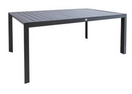 Lauko stalas Home4you Tomson, pilkas, 176 cm x 100 cm x 73 cm