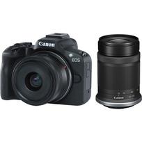 Canon EOS R50 + RF-S 18-45mm IS STM + RF-S 55-210mm IS STM (Black)