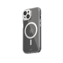 Moshi iGlaze for iPhone 15 - Lunar Silver