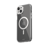 Moshi iGlaze for iPhone 15 Plus - Lunar Silver