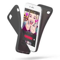 Dėkliukas SBS Polo iPhone 8/7/6S/6, Silikoninis, Juodas