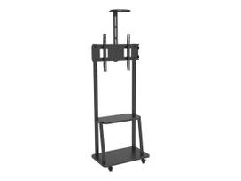 lcd stovas - TECHLY Floor Support with Shelf for LCD/LED/Plasma TV 32-70inch 60kg - 1 nuotrauka