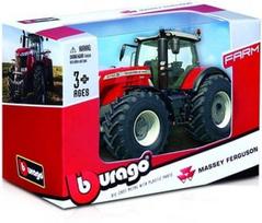  Bburago Massey Ferguson 8740S 31613, balta/juoda/raudona