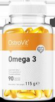 ostrovit omega 3 - OstroVit Omega 3, 90 kaps - 1 nuotrauka