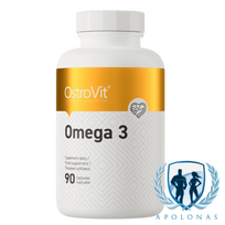 ostrovit omega 3 - OstroVit Omega 3, 90 kaps - 2 nuotrauka