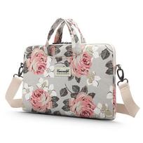krepsys nesiojamam kompiuteriui 16 - Canvaslife Briefcase 15-16", White Rose - 1 nuotrauka