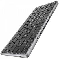 60 keyboard - AXAGON HMC-KB keyboard USB-C 5Gbps with HUB, Micro SD/SD, 3x USB-A, HDMI 4K/60Hz, PD 100W, Audio, US layout - 2 nuotrauka