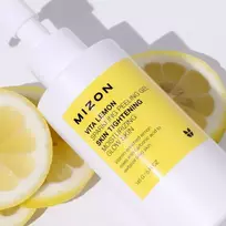 oda prausiklis - Mizon Vita Lemon Sparkling Peeling Gel 145g - 3 nuotrauka