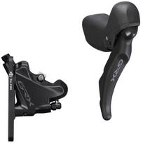 dviraciu stabdziu rankenele - Diskiniai stabdžiai galiniai Shimano GRX ST-RX600(R) + BR-RX400(R) - 1 nuotrauka