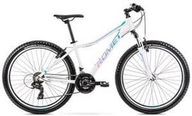 romet jolene 6 1 - Romet Jolene 6.1 2024 19" L White/ Green/ Violet - 2 nuotrauka