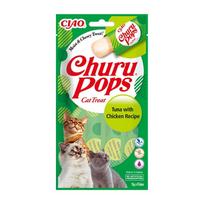 churu cat skanestas tuna - Churu Cat Pops Tuna Chicken skanėstai katėms 60 g - 1 nuotrauka
