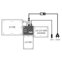 sata ide adapteris - Media-Tech MT5100 - 3 nuotrauka