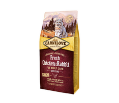 Carnilove Fresh Chicken&Rabbit for Adult sausas maistas katėms 6 kg