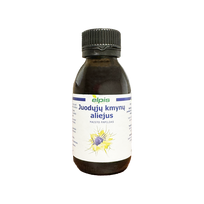 Juodųjų kmynų (Juodgrūdės) aliejus Elpis, nerafinuotas, šalto spaudimo, 100 ml