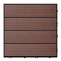 WPC terasinė plytelė COLORADO MODULAR, rudos sp., 300 x 300 x 25 mm