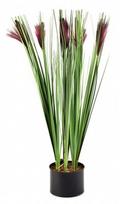 Dirbtinis augalas vazone, žolė Mondex Artificial Flower HTQB3530, žalia/violetinė, 64 cm