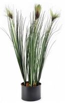Dirbtinis augalas vazone, žolė Mondex Artificial Flower HTQB3523, ruda/žalia, 64 cm