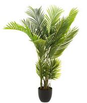 Dirbtinis augalas vazone, palmė 4Living, juoda/žalia, 140 cm