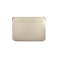 laptop dekl - Guess Original Laptop Sleeve Saffiano Script GUCS13PUSASLG 13" Gold - 1 nuotrauka