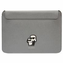 nesiojamo kompiuterio 14 deklas - Karl Lagerfeld KLCS14SAKCPMG 14" Silver Saffian - 1 nuotrauka