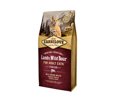 cata - Carnilove Lamb&Wild Boar Adult Cat Sterilised sausa maistas katėms 6 kg - 2 nuotrauka