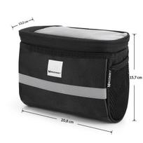 dviracio krepsia - Wozinsky bicycle handlebar bag 2L black (WBB12BK) - 2 nuotrauka