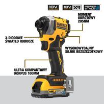 akumuliatorines dewalt - DeWALT DCF850E2T; 18V 2x1,7Ah - 1 nuotrauka
