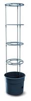 geliu vazonai - Vazonas Prosperplast Tomato IPOM400-S433, plastikinis, Ø 39.2 cm, antracito - 1 nuotrauka