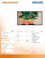 4k monitorius - Philips 75BDL4650D - 2 nuotrauka