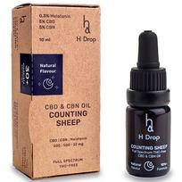 dropas - H Drop Counting Sheep - 10%+ CBD + CBN + Melatonino kanapių aliejus (1032mg) - 1 nuotrauka