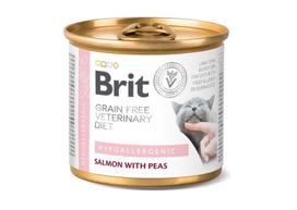 Brit Veterinary Diet Hypoallergenic su lašiša ir žirniais, 200 g