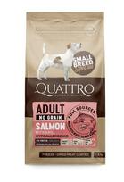 sunu maistas - Quattro Adult Small Breed Salmon sausas maistas šunims 7 kg - 2 nuotrauka