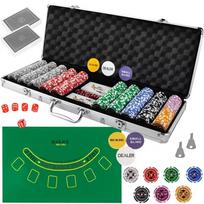suaugusiems - Pokeris – 500 žetonų rinkinys HQ 23529 dėkle - 1 nuotrauka