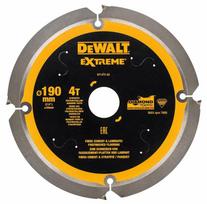 dewalt pjovimo diskas - Pjovimo diskas fibrocementui DeWalt; 190x1,8x30,0 mm; Z4; 12° - 1 nuotrauka