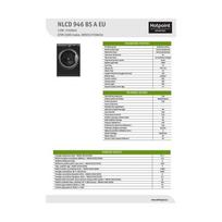 skalbimo masinos hotpoint ariston - Hotpoint-Ariston NLCD 946 BS A EU - 2 nuotrauka