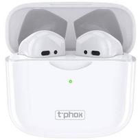 bt ausines - T-Phox TWS-10 White (Baltos) - 1 nuotrauka