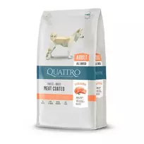 quattro extra salmon - Quattro Adult All Breed Salmon sausas maistas šunims 12 kg - 1 nuotrauka