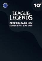 League of Legends 10 EUR Prepaid RP