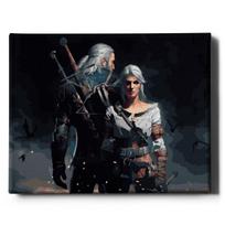 Tapyba pagal skaičius Witcheris ir Ciri