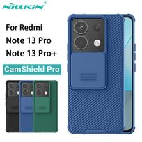 poco x6 telefonas - Nillkin "CamShield PRO Hard Case Xiaomi Redmi Note 13 Pro" Black - 1 nuotrauka